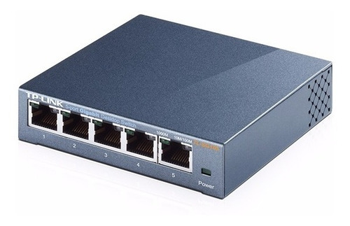 Imagen 5 de 10 de Switch Tp-link Tl Sg105 5 Puertos Gigabit Carcaza Acero
