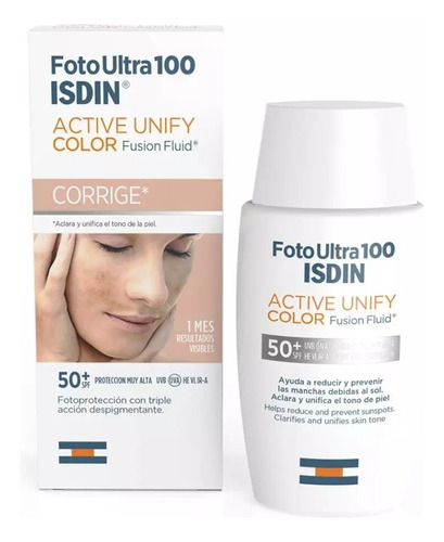 Isdin Ultra Fusion Fluid 100 Active Unify Color Spf50+ 50ml