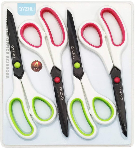 Imagen 5 de 7 de Tijeras Cortar Profesional Costura Escolar Titanio 3m