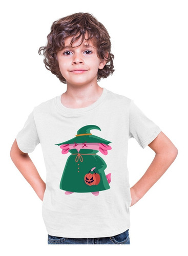 Playera Día De Muertos - Niño - Halloween-ajolote Calaverita