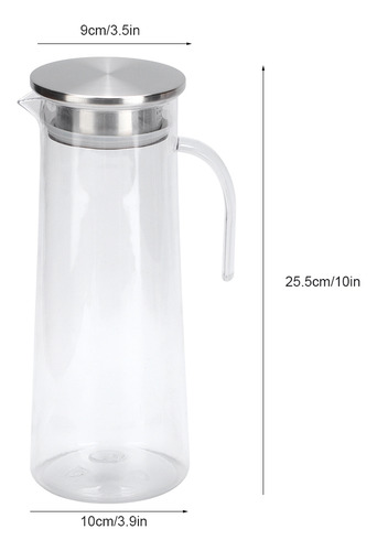 Jarra De Agua Fría Transparente De La Botella De Jugo 1.2 L