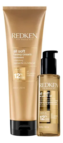 Kit Redken All Soft Máscara + Óleo Capilar