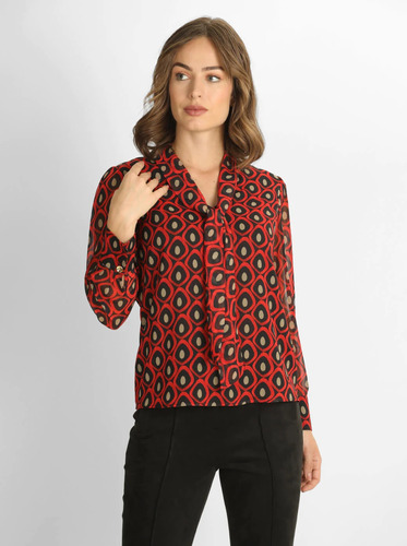 Blusa Con Cuello V Para Mujer Foleys 223108