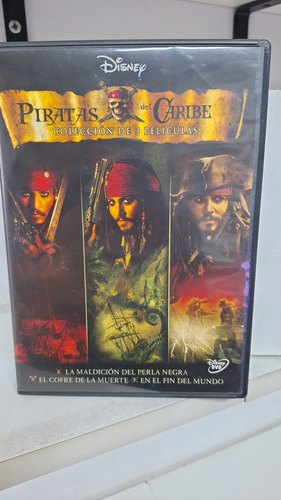 Dvd -- Piratas Del Caribe Coleccion De 3 Peliculas 