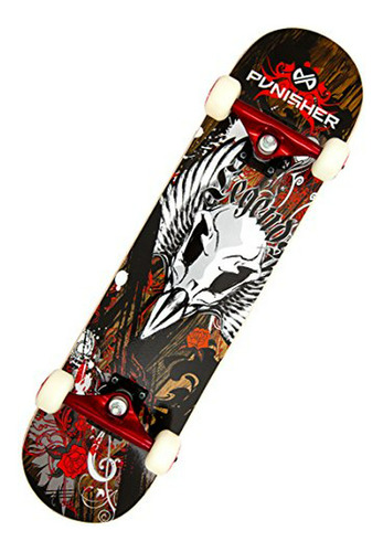 Punisher Skateboards Legends Complete 31-inch Skateboard Wit