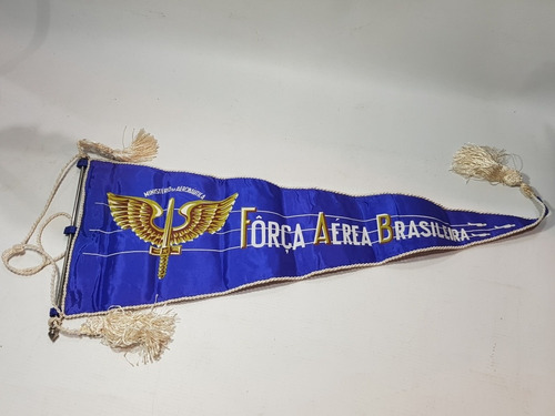 Imagen 6 de 10 de Banderín Fuerza Aérea Argentina Brasil 1962 Mag 56303