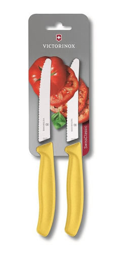 Imagen 1 de 5 de Cuchillo Victorinox Swissclassic Para Tomate Set X2 Unidades