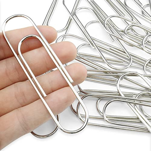 Large Paper Clips 35 Pcs 4 Inches Extra Jumbo Paperclip...