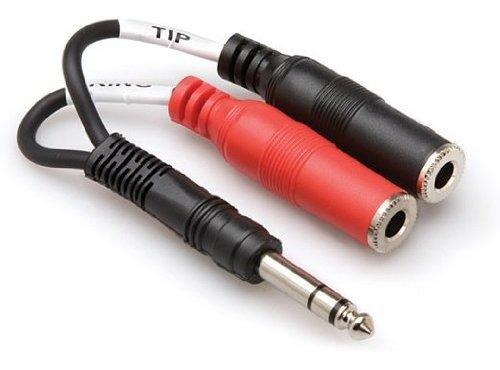 Cable De Conexión Estéreo Hosa Ypp-117 1/4 Trs A Dual 1/4 Ts