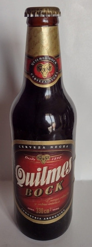 Botella Cerveza Negra Quilmes Llena Año 2007