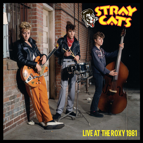 Stray Cats Live At The Roxy 1981 - Lp Gold/black Splatter