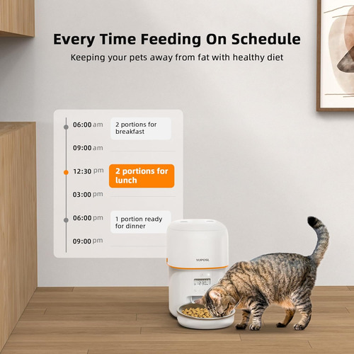 Comederos Automáticos Para Gatos Yuposl - Dispensadores De C