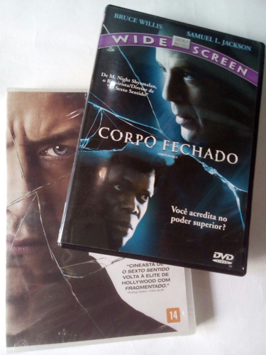 Dvds Corpo Fechado + Fragmentado Excelente Estado Originais 