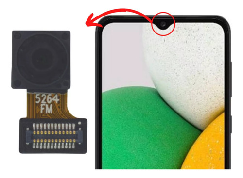 Câmera Frontal Selfie Compativel Com A03 Core A032m/ds