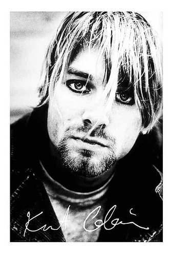 Poster Nirvana Kurt Cobain - Signature