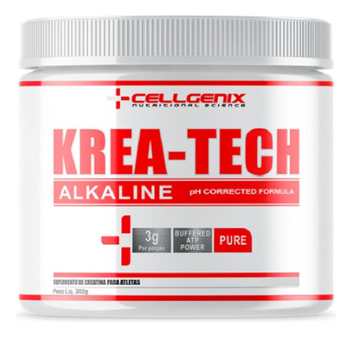 Krea Tech 200g Cellgenix Sabor Limão