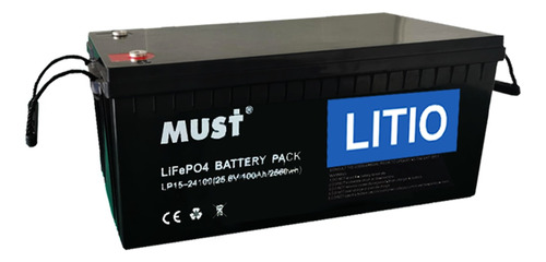 Batería De Litio Marca Must 24v 100ah  (2560wh)