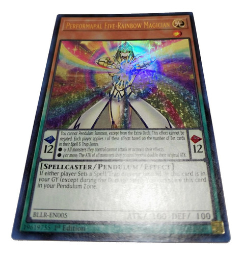 Yu-gi-oh! Performapal Five Rainbow Magician Bllr-en005