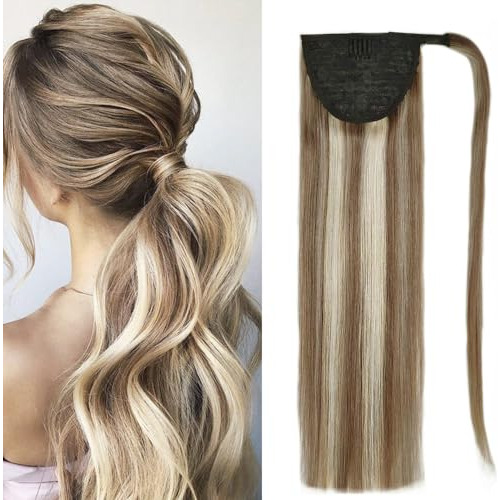 Beroyal Extensión De Cola De Ponytail Human Hair J21ce