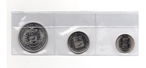 Venezuela Lote 3 Monedas Año 1990 Sin Circular