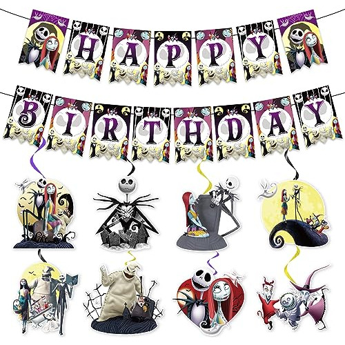 Chaleco Y Adornos De Cumpleaños Sally Banner Y Swirls Mb9qj