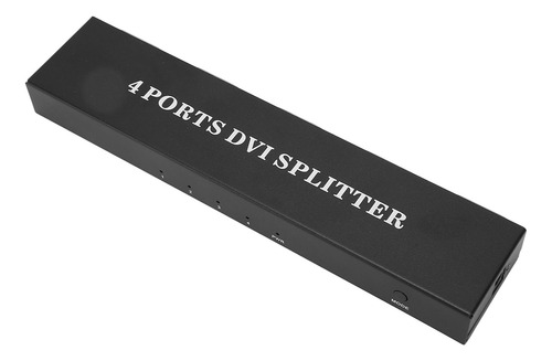 Splitter Dvi De 1 Entrada Y 4 Salidas Hd Sin Pérdidas Plug A