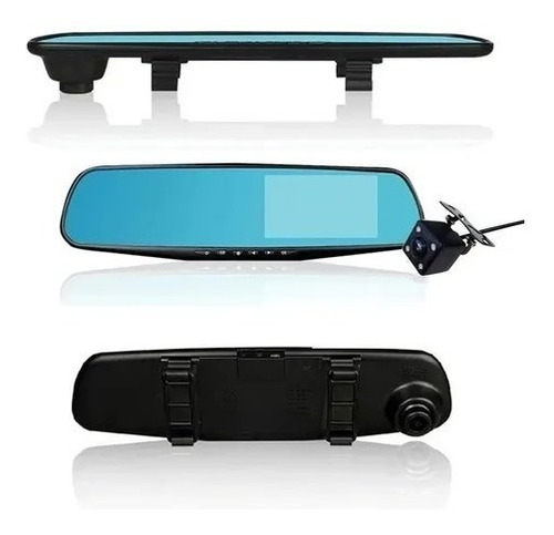 Espejo Retrovisor Con Camara Frontal Y Camara Retroceso Hd