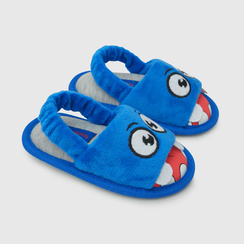 Pantufla De Niño Moustro Azulino (21 A 27)