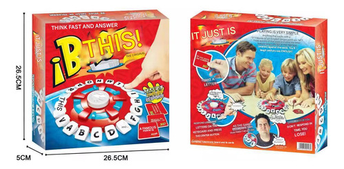Juego Tapple, Juego De Mesa Familiar Educativo Rápido
