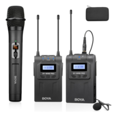 Boya By-wm8 Pro-k4 Uhf Sistemas De Micrófono Inalámbrico De