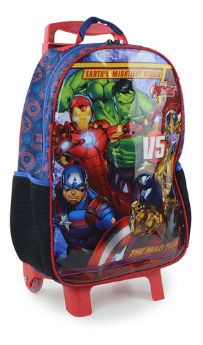 Mochilete Infantil Dermiwil Avangers Vermelho - 52233