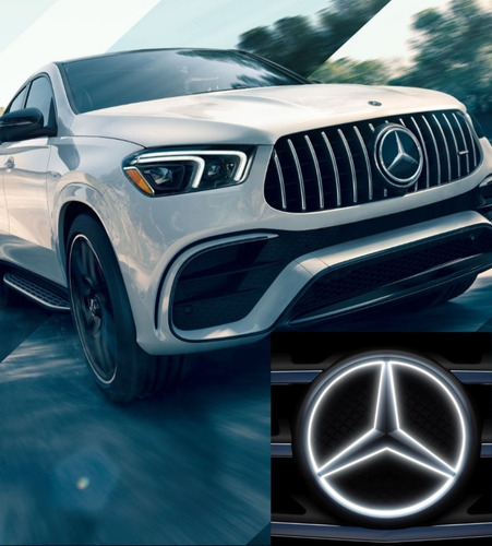 Emblema Led Mercedes Benz Gle Coupe 2022 Parrilla Estrella Blanco