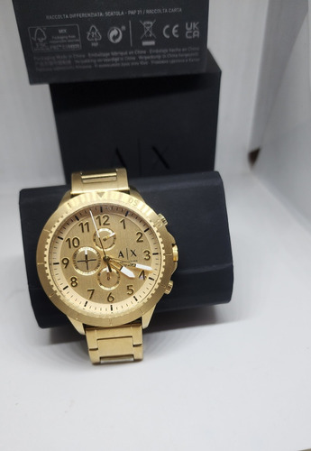 Reloj Para Caballero Armani Exchange Ax1752 Color Dorado