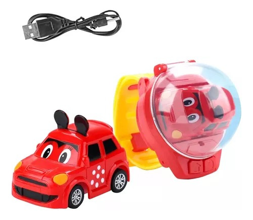 Pulsera Reloj Con Mini Carro A Control Remoto Juguete Niños