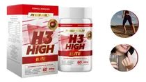Comprar Termogênico H3 High Elite Ph High Health 60 Cápsulas Perfeita Combinação de 7 Ativos Cafeína Taurina Picolinato de Cromo Quitosana Psyllium Biotina e Vitamina C