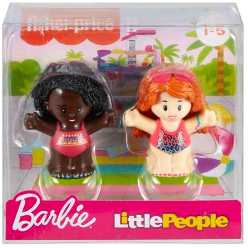 Barbie Little People Pack De Figuras Para La Piscina