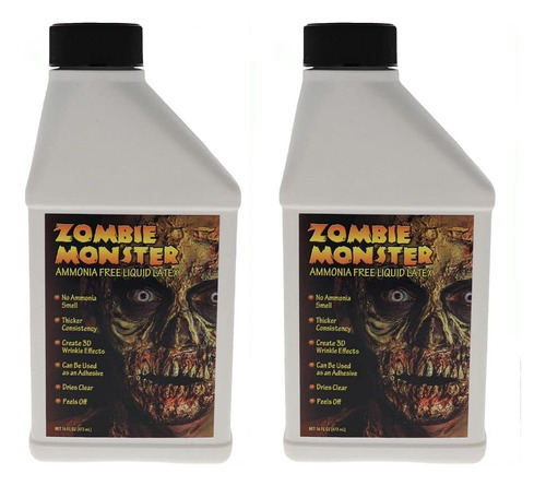 Fx Zombie - Látex Líquido Sin Amoníaco (paquete De 2) Pa.