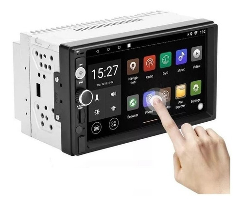 Radio Auto De Pantalla 2 Din Mirror Link Bluetooth Usb 7010b