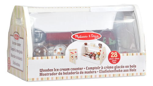 Melissa & Doug Mostrador De Helado De Madera