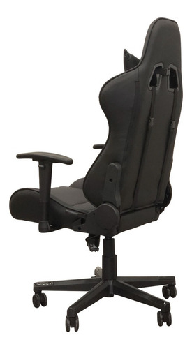 Imagen 3 de 3 de Sillón Escritorio Gamer Racer Playstation Tisera Negro F01