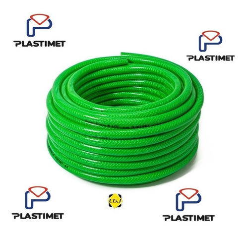 Imagen 1 de 2 de Manguera De Riego Mallada 1/2 X 25mts Plastimet Green Press