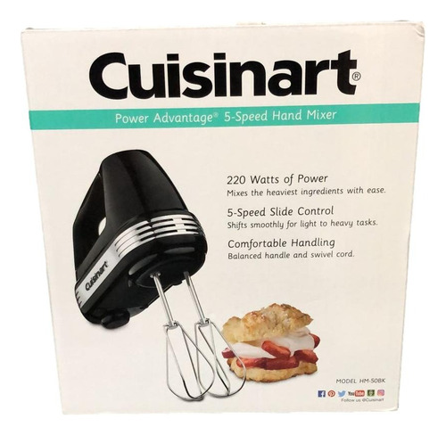 Cuisinart Batedeira Manual Power Advantage 5 Velocidades