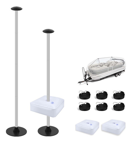 Boat Cover Support Poles Stand System, Adjustable Telescopic