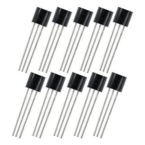 10 Piezas De Sensor De Temperatura Ds18b20 18b20 To92 C...