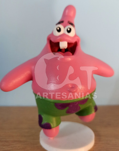Set De 3 Figuras - Calamardo - Patricio - Bob Esponja