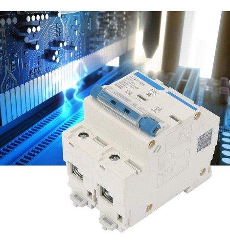 Pastilla Interruptor Termomagnético 80 Amper 2p Vca Riel Din