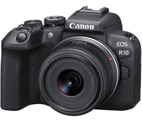 Câmera Canon Eos R10 Com Lente 18-45mm Mirrorless