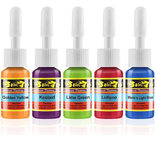 Kit De 54 Colores Tinta Para Tatuaje Profesio Tattoo Ink Set