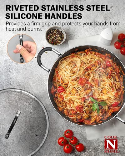 Cook N Home Juego De Utensilios De Cocina Antiadherente De C