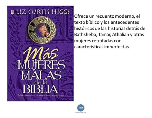 Mas Mujeres Malas De La Biblia  Liz Curtis Higgs